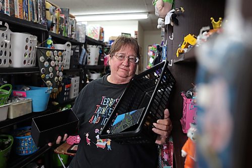 Ruth Bonneville / Free Press

Local Terri’s Pokeman theft

Photo of Terri Settle, owner of Terri’s Trinkets and Toys, says the thieves stole thousands of dollars worth of Pokemon cards along with other higher-end items this week. 

POKEMAN THEFT: Another collectibles shop in Winnipeg has been hit by thieves seeking Pokémon cards. Terri Settle, owner of Terri’s Trinkets and Toys, said she arrived at her shop Wednesday and discovered thieves had smashed a hole in her wall to get at the cards. 

Story by SCOTT B
 
Sept 11th,   2026