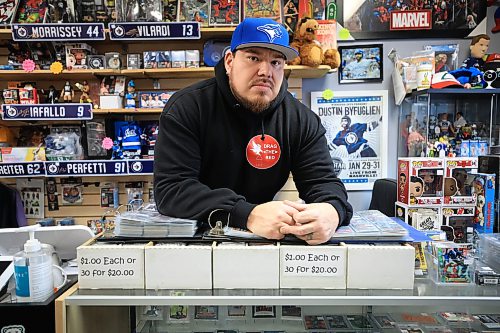 Ruth Bonneville / Free Press

Local Trading card thefts 

Photo of Curtis Howson who owns First Row Collectibles. at 1835 A Main Street. 

Howson has experienced about $5,000 worth of stuff stolen in a break-in last week, and he has to pay out of pocket for the damage and more security measures.  

See story by Chris.

February  24th, 2025