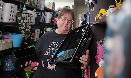 Ruth Bonneville / Free Press

Local Terri’s Pokeman theft

Photo of Terri Settle, owner of Terri’s Trinkets and Toys, says the thieves stole thousands of dollars worth of Pokemon cards along with other higher-end items this week. 

POKEMAN THEFT: Another collectibles shop in Winnipeg has been hit by thieves seeking Pokémon cards. Terri Settle, owner of Terri’s Trinkets and Toys, said she arrived at her shop Wednesday and discovered thieves had smashed a hole in her wall to get at the cards. 

Story by SCOTT B
 
Sept 11th,   2026