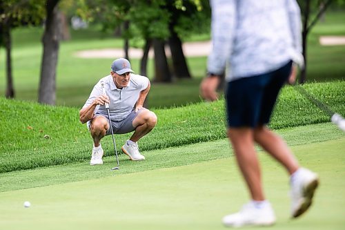 MIKAELA MACKENZIE / FREE PRESS
Manitoban David White plays in the Canadian senior menճ golf championship at Niakwa Country Club on Friday, Sept. 11, 2026.
For Josh story.
Free Press 2026