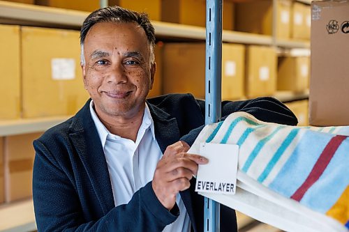 MIKE DEAL / FREE PRESS
Sanjay Agarwal, founder and president of Everlayer, a company that designs and sells home textiles — such as blankets and towels — for the "premium luxury market."
Reporter: Aaron Epp
260914 - Monday, September 14, 2026.