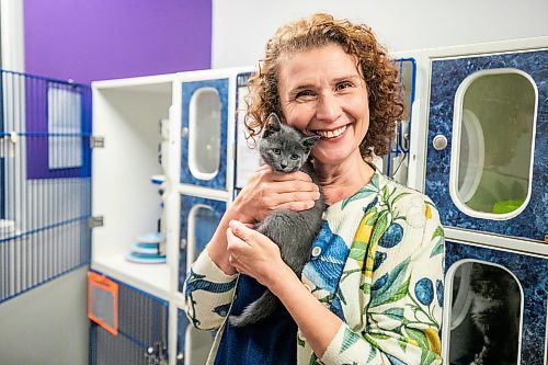 MIKAELA MACKENZIE / FREE PRESS
	
Chris Von Schindler, Winnipeg Humane Society CEO, with approximately 11-week-old kitten Ernie on Tuesday, Sept. 15, 2026.

For Janine 49.8 story.
Free Press 2026