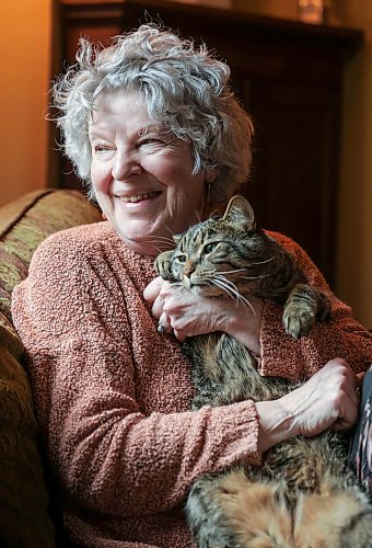 Ruth Bonneville / Free Press

49.8 Seniors and pets 

Shannon McGuniga cuddles with her cat Rhythm, one of her four,  on her couch next to the window they spend a lot of time at Monday. 

Story publication date:  upcoming Saturday in September.
 
Story: 49 8, extended feature, Seniors and companion animals, the benefits and the challenges related to finding affordable pet friendly housing. Pets can enhance well-being, and quality of life for seniors.  It is considerably more challenging to find accommodation that will welcome
 
Story publication date:  upcoming Saturday in September.


Sept 15th,   2026