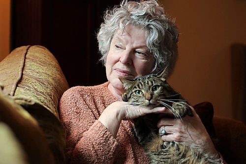 Ruth Bonneville / Free Press

49.8 Seniors and pets 

Shannon McGuniga cuddles with her cat Rhythm, one of her four,  on her couch next to the window they spend a lot of time at Monday. 

Story publication date:  upcoming Saturday in September.
 
Story: 49 8, extended feature, Seniors and companion animals, the benefits and the challenges related to finding affordable pet friendly housing. Pets can enhance well-being, and quality of life for seniors.  It is considerably more challenging to find accommodation that will welcome
 
Story publication date:  upcoming Saturday in September.


Sept 15th,   2026