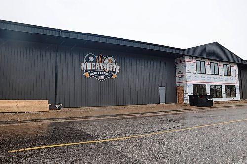 The Wheat City Tennis and Pickleball Hub on Pacific Avenue. (Connor McDowell/The Brandon Sun)