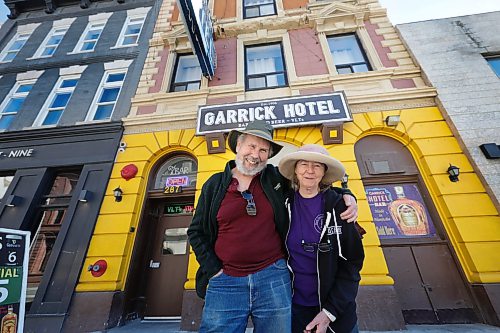 Ruth Bonneville / Free Press

BIZ - downtown seniors

Dave Hall and his partner Barb Remnant enjoy downtown living including checking out  jazz or classical music at the Garrick Hotel. 

Story  Dave lives on Langside, just outside downtown Winnipeg. However, he walks through downtown Winnipeg two to four times a week and gave up his car. He’s in favour of all the new development downtown but wishes there was more public housing for seniors and people struggling with addiction. 

This is for an article on downtown residents’ perspective about living in the area, and the new developments.

Photo taken outside the Garrick Hotel, 287 Garry St., a place he’ll go for jazz or classical music.

See story by Gabby


Sept 21st   2026