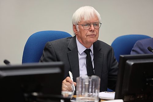 Brandon Coun. Barry Cullen (Ward 3) speaks at a city council meeting on Monday. (Alex Lambert/The Brandon Sun)