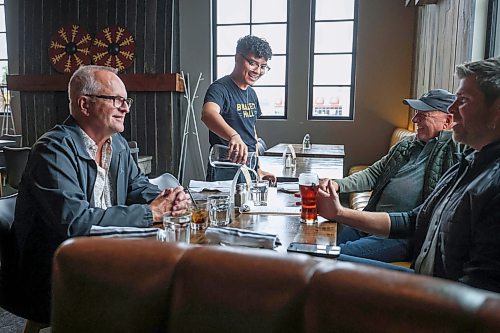 Ruth Bonneville / Free Press
Biz Brazen Hall Restaurant
Charles Inggao, a server at Brazen Hall serves a table Friday afternoon in their dining room prior to the dinner rush.
See story on the data regarding how often Canadians are eating out.
Sept 25th, 2026