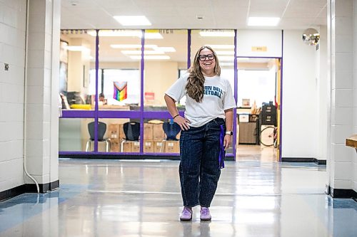 MIKAELA MACKENZIE / FREE PRESS
	
Kelsey Shiaro, guidance counsellor, at Gordon Bell High School on Friday, Sept. 25, 2026.

For Maggie story.
Free Press 2026