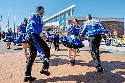 JOHN WOODS / FREE PRESS
Norman Chief Memorial Dancers perform during a National Day of Truth and Reconciliation event at the Winnipeg Police Service north district station in Winnipeg, Sunday, September 27, 2026. 

reporter: malak