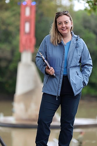 Ruth Bonneville / Free Press
BIZ - Toba Tripper
Business profile photo of Desiree Rantala, the founder of Toba Tripper, a new tourism company created to help visitors and Manitobans discover more of the province. Photo taken at the Forks where one of her tours embarks from.
See story by Aaron
Sept 28th, 2026