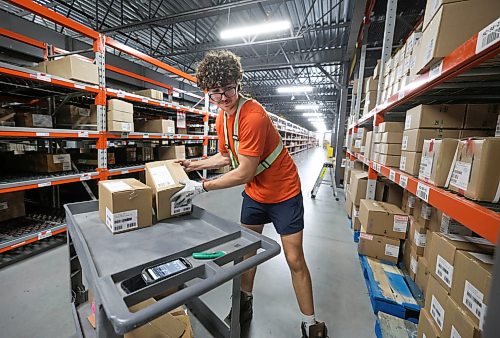 Ruth Bonneville / Free Press

Biz  McKesson Canada

Story on  McKesson Canada Winnipeg Distribution Centre. a 120,000 to 125,000-square-foot pharmaceutical facility located and distribution centre located in the northwest part of Winnipeg.

Photo of a stock worker working in their large distribution facility. 

Story runs on  Oct. 5 'Made in Manitoba' feature 

Story by Aaron

Sept 29th,  2026