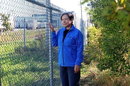 Ruth Bonneville / Free Press
LOCAL - Rotary Tall Grass Nature Park
Patricia Dutchak, a member of the Rotary Club, looks out from the Rotary Tall Grass Nature Park at the adjacent commercial development. The park's native tall grass prairie faces ongoing environmental damage due to the misuse of land during the surrounding commercial construction.
Rotary Tall Grass Nature Park is a long strip of treed pathways and tall grass between commercial properties near 1001 Regent Ave W.
Story: Patricia Dutchak is a member of the Rotary Club of Winnipeg-Transcona. She’s been documenting the significant damage to the Rotary Tall Grass Nature Park in Transcona caused during the relocation of a fence between the park and the Amazon fulfillment centre next door. Large swaths of grass and foliage in the protected nature preserve were trampled by heavy equipment in August. The city is apparently seeking damages.
Eva Wasney
Oct 1st, 2026