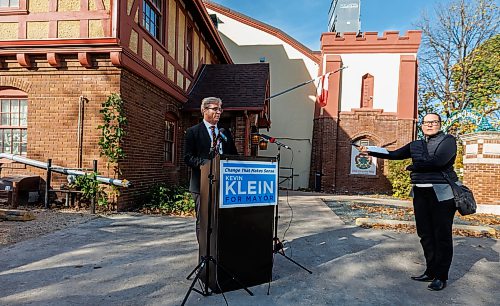 MIKE DEAL / FREE PRESS
10:37 AM
Kevin Klein at the Granite Curling Club during a press conference about building trust at City Hall.
For day-in-the-life story.
Reporter: Malak Abas
261005 - Monday, October 05, 2026.