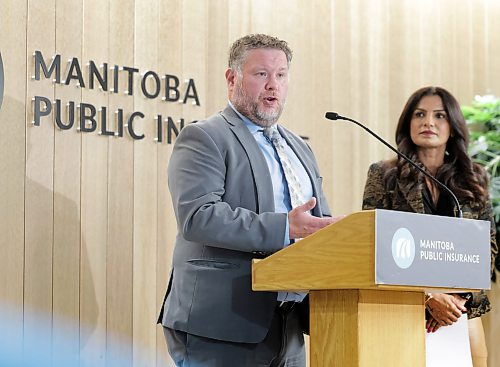 Ruth Bonneville / Free Press

LOCAL- MPI fraud

Satvir Jatana, President &amp; CEO, Manitoba Public Insurance and Grant Heather, Manager of Vehicles for Hire, City of Winnipeg,  talk  to the media about misuse of some insured vehicles of rideshare platforms at MPI Thursday. 

See story by Erik

Oct 8th,,  2026