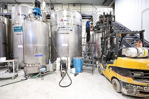 Ruth Bonneville / Free Press
Biz- Morris Ecopoxy
Business photo of EcoPoxy GM, Aaron Maendel prepping their large blending tanks that mix and store their products at their production facility on the Oak Bluff Hutterite Colony.
Business feature story on Ecopoxy: Tour of Ecopoxy, a epoxy resin business owned by the Oak Bluff Hutterite Colony near Morris Manitoba. For a 49.8 feature on the boom in Hutterite manufacturing over the past decade.
EcoPoxy is a Canadian farm-based company that produces bio-based epoxies for many uses.
Story by Gabby
Oct 9th, 2026