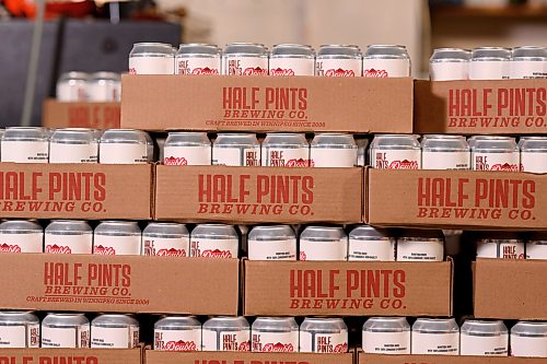 Mike Sudoma / Free Press
Pallets of freshly brewed Double Standard lager ready to be shipped at Half Pints Brewing Co Friday morning
October 16, 2026