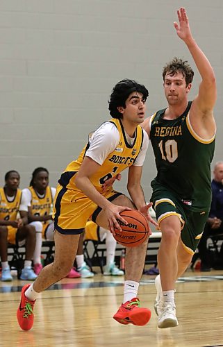 Arjun Hehar is primed for a big second year after playing steady minutes off the bench last season. (Thomas Friesen/The Brandon Sun)