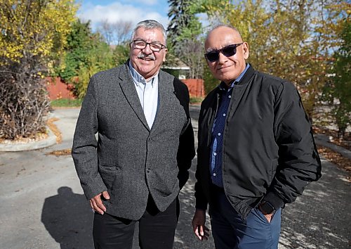 Ruth Bonneville / Free Press

Biz  - Assini Group

Business profile photo of Chief Clarence Easter of Chemawawin Cree Nation (left)  and Ron Evans, former Grand Chief of the Assembly of Manitoba Chiefs, who lead The Assini Group.

Story: The Assini Group consists of 10 First Nations in Treaty 5 who’ve banded together. The Assini Group aims to bring more mining opportunities to participating First Nations.

Story by Gabby

OCT 16TH, 2026
