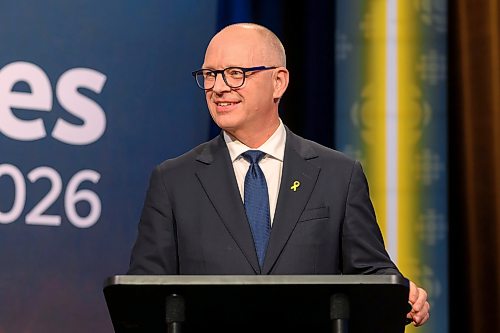 Mike Sudoma / Free Press
Mayoral candidate Scott Gillingham prepares for Wednesdays evenings mayoral debate
October 21, 2026