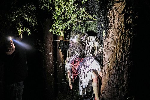 MIKAELA MACKENZIE / FREE PRESS
	
Ҍegends of Horror,Ӡthis yearճ new attraction at Heebie Jeebies on Thursday, Oct. 22, 2026.

For Aaron story.
Free Press 2026