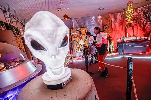 JOHN WOODS / FREE PRESS
People take in the sights and sounds at the Witchy Wonderland at Red RiverExhibition Park in Winnipeg, Sunday, October 25, 2026. 

reporter: standup