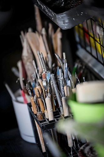 JOHN WOODS / FREE PRESS
Ceramic artist PJ Anderson is photographed in her studio in Winnipeg, Sunday, October 25, 2026.
reporter: av