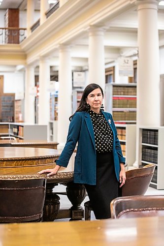 MIKAELA MACKENZIE / FREE PRESS
	

Associate Chief Judge of Reconciliation Jerilee Ryle in the library at the law courts in Winnipeg on Tuesday, Oct. 27, 2026.

For Erik series.
Free Press 2026