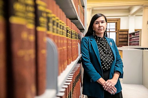 MIKAELA MACKENZIE / FREE PRESS
	

Associate Chief Judge of Reconciliation Jerilee Ryle in the library at the law courts in Winnipeg on Tuesday, Oct. 27, 2026.

For Erik series.
Free Press 2026