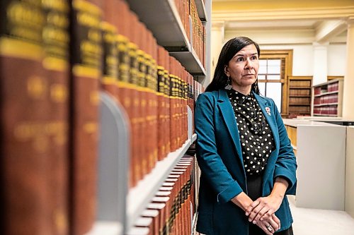MIKAELA MACKENZIE / FREE PRESS
	

Associate Chief Judge of Reconciliation Jerilee Ryle in the library at the law courts in Winnipeg on Tuesday, Oct. 27, 2026.

For Erik series.
Free Press 2026