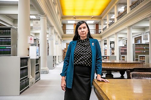 MIKAELA MACKENZIE / FREE PRESS
	

Associate Chief Judge of Reconciliation Jerilee Ryle in the library at the law courts in Winnipeg on Tuesday, Oct. 27, 2026.

For Erik series.
Free Press 2026