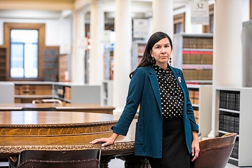 MIKAELA MACKENZIE / FREE PRESS
	

Associate Chief Judge of Reconciliation Jerilee Ryle in the library at the law courts in Winnipeg on Tuesday, Oct. 27, 2026.

For Erik series.
Free Press 2026