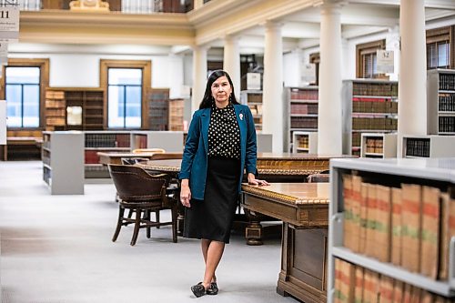MIKAELA MACKENZIE / FREE PRESS
	

Associate Chief Judge of Reconciliation Jerilee Ryle in the library at the law courts in Winnipeg on Tuesday, Oct. 27, 2026.

For Erik series.
Free Press 2026