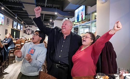 Ruth Bonneville / Winnipeg Free Press 

Election - Chris Sigurdson 

Chris Sigurdson, a longtime trustee, celebrates with his wife Theresa and supporters at Tapps Neighbourhood Pub in St. Vital  after he was voted in as councillor for his St. Vital riding  Wednesday. 


Oct 28th,  2026
