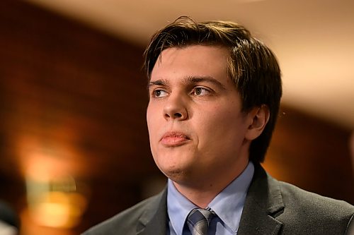 Mike Sudoma / Free Press
Mayoral Candidate Noah Redden speaks to media after a third place finish in Wednesday municipal election
October 24, 2026


