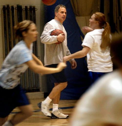 PHIL HOSSACK / WINNIPEG FREE PRESS 041215 Murray Brown, Oak Park Raiders women's coach. See Ashley's tale re: Tier System.......